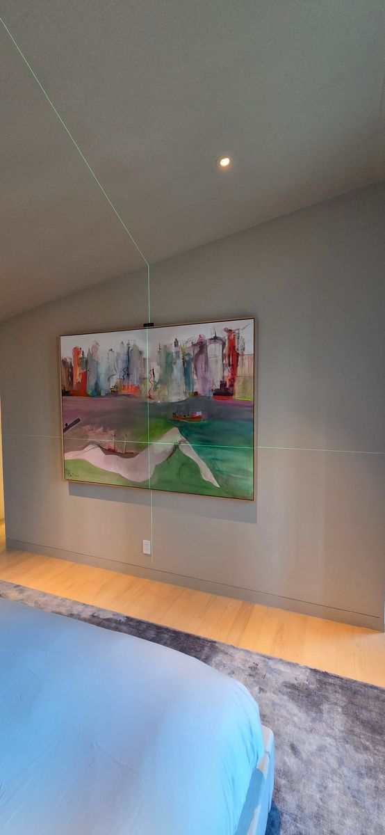 Picture hanging and Art installation for Damon Handyman in Manhattan, NY