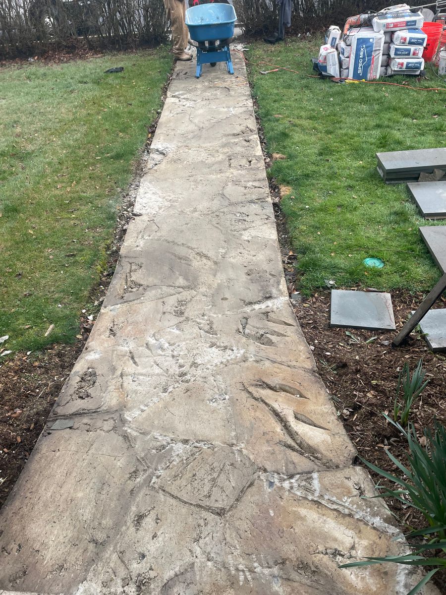 Patio Design & Construction for McClelland Masonry in West Long Branch, NJ