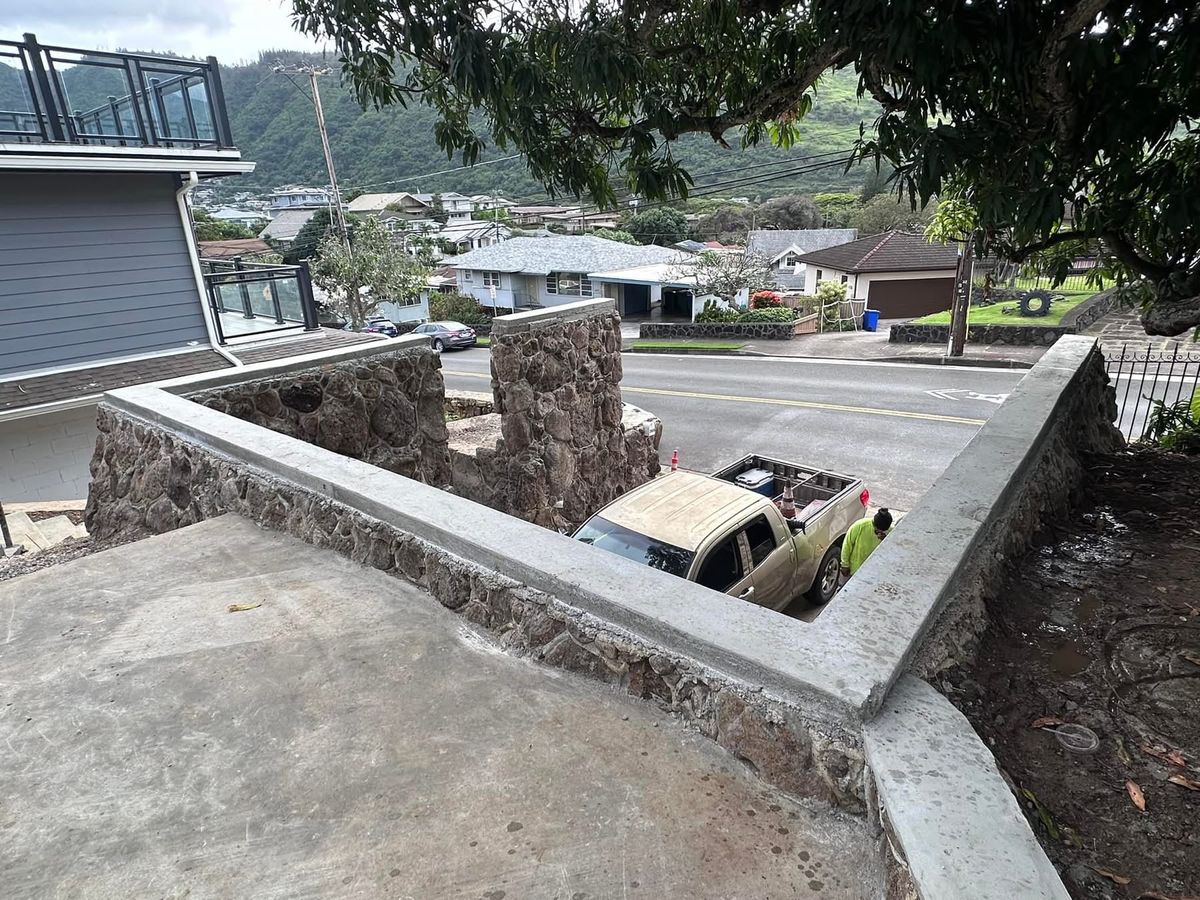 Masonry for Maka’s Akamai Masonry LLC in Kaneohe, HI