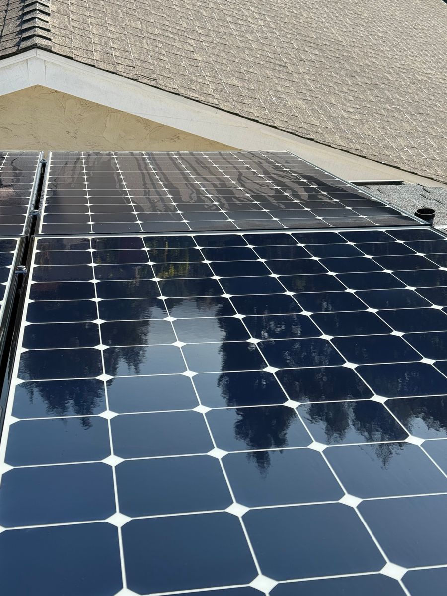 Solar Panel Cleaning for GGG Home Services in San Jose, CA