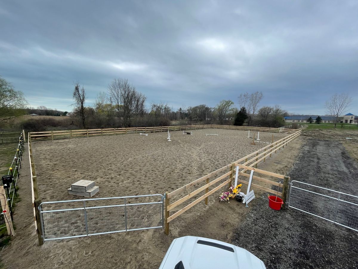 Fence Installation for TMF Services in Lapeer County, MI