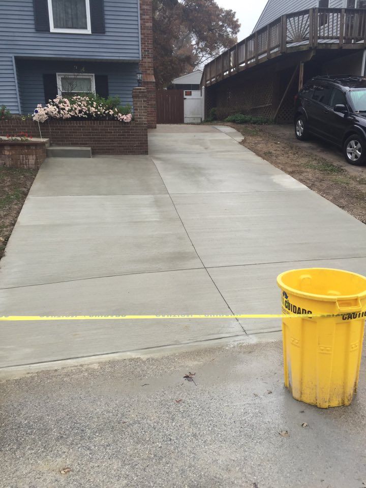 Concrete Driveway Installation for Dixie Concrete Masonry in Saint Leonard, MD