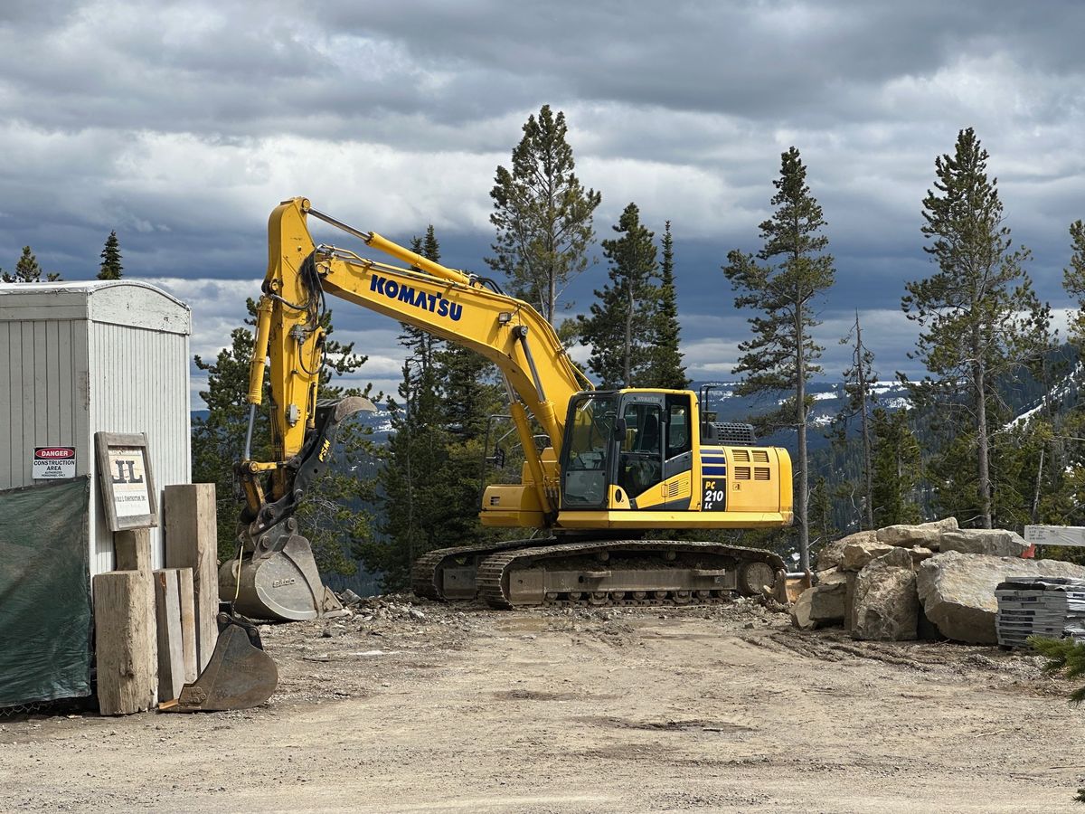 Grading /Dirt Work for R&H Homes in Bozeman, MT