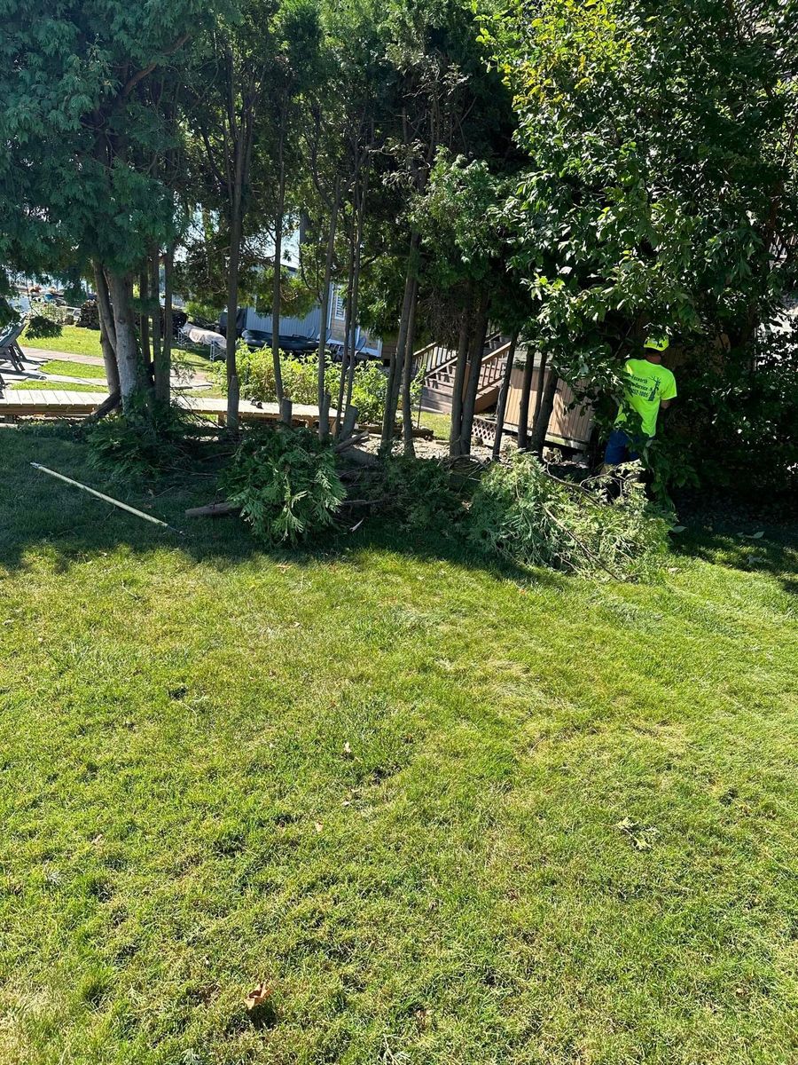 Fall and Spring Clean Up for Foxworth Tree Service in Coloma,, MI