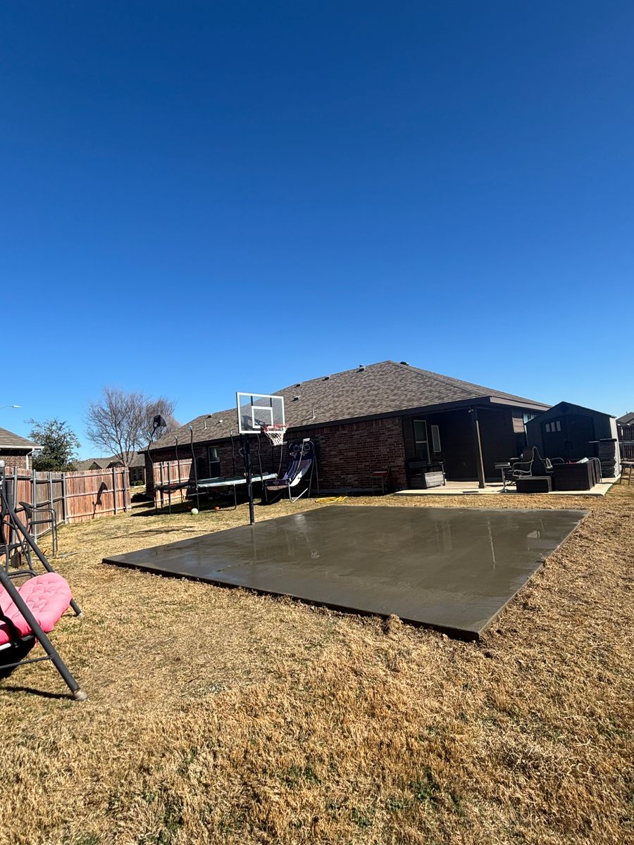 Patio Design & Construction for Texasboyz concrete in Plano, TX