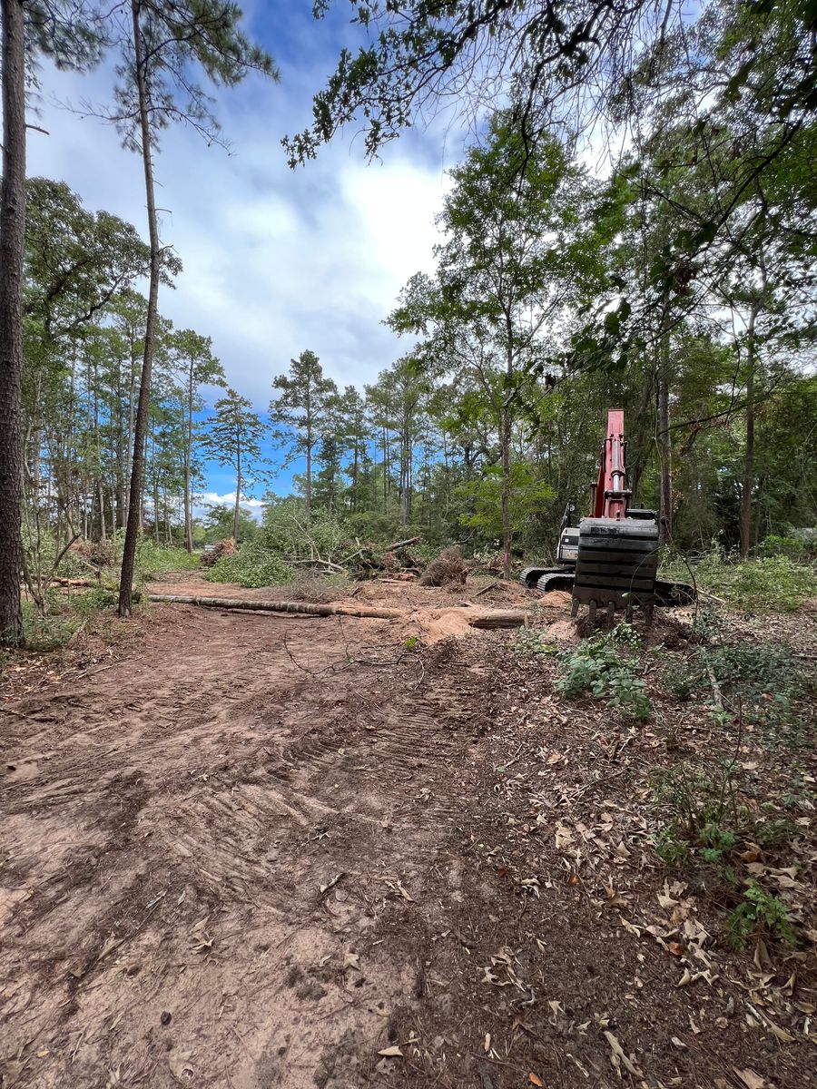 Land Clearing for Arnold Construction in Magnolia, TX