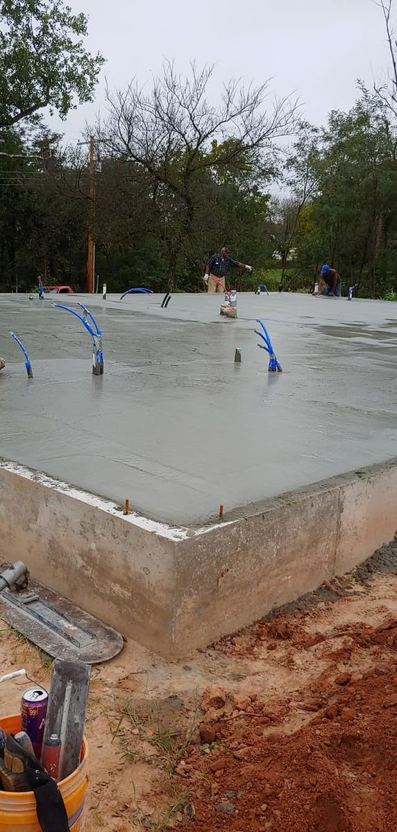 Concrete Slab Construction for Gb Concrete & Roofing in Spencer, OK