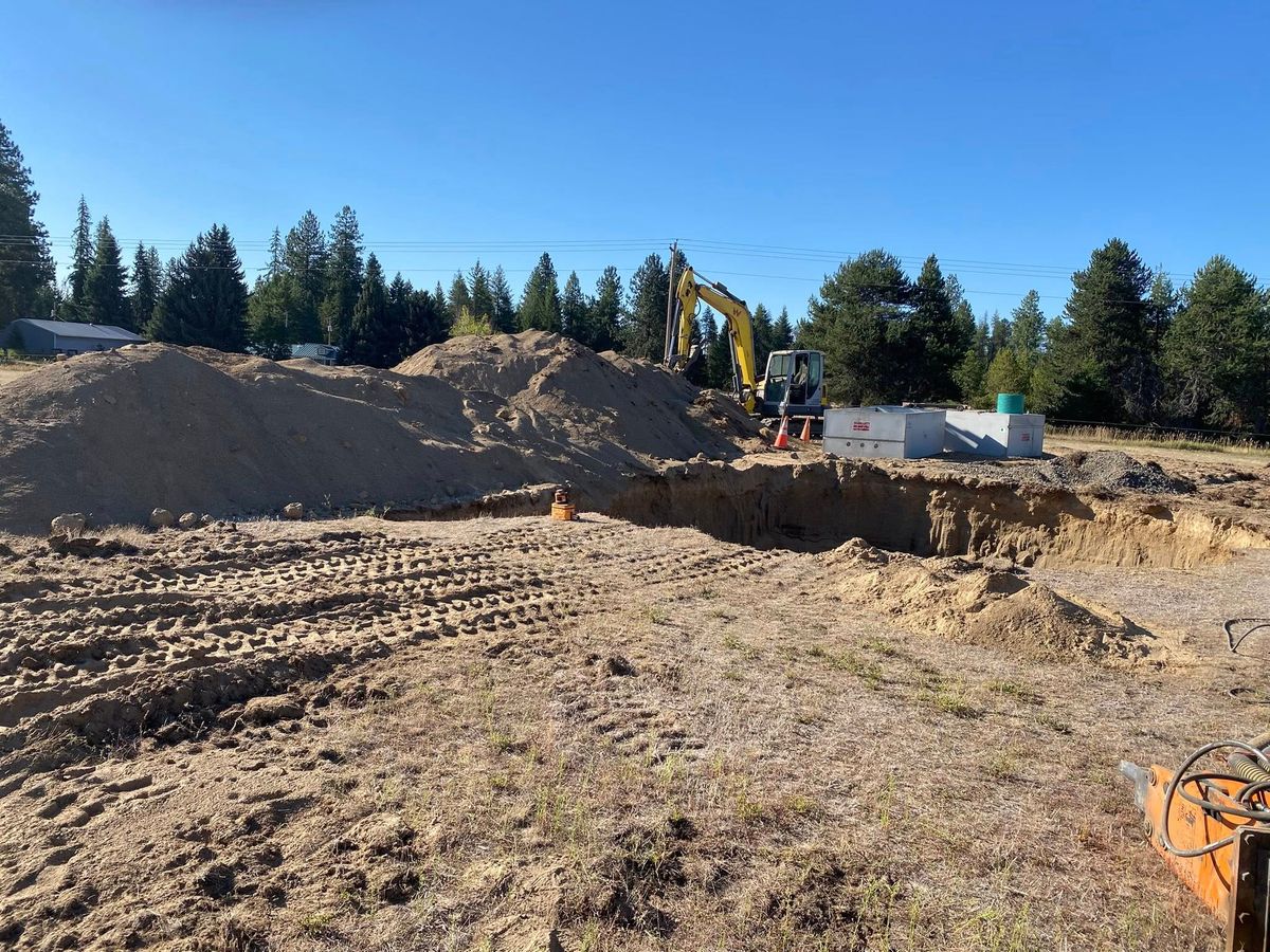 Residential & Commercial Excavation for Arthur Construction in Deer Park, WA