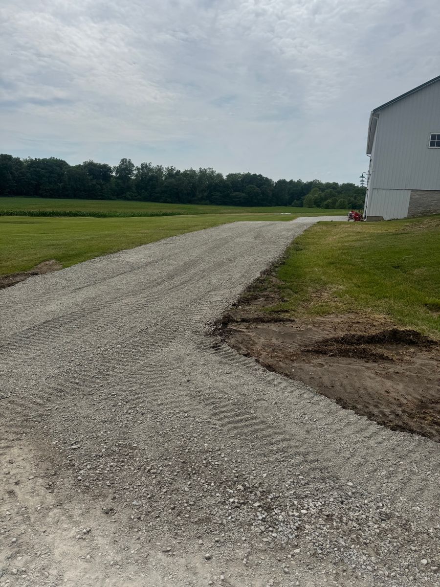 Driveways for Shafer Excavating in Andrews, IN