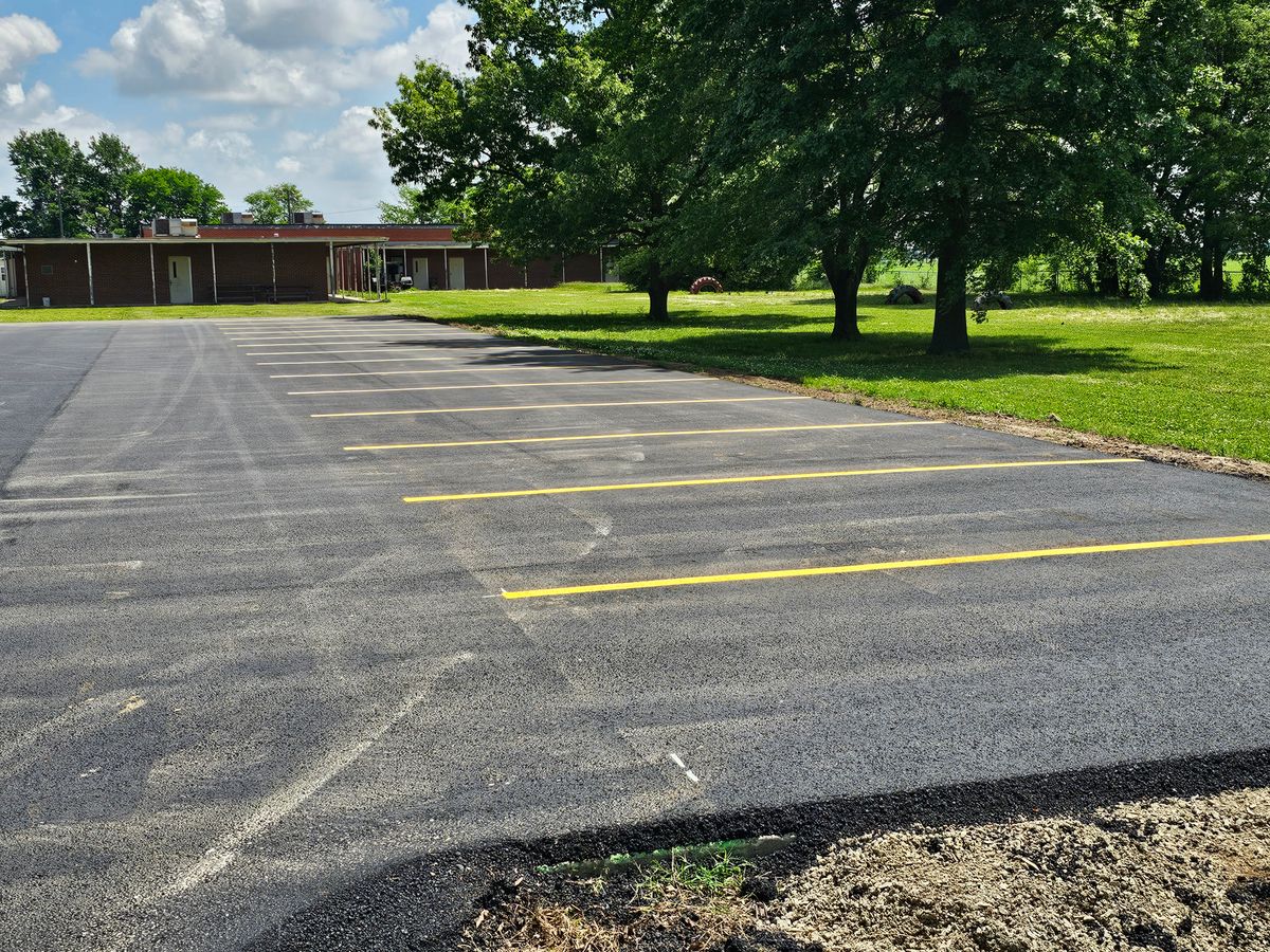 Asphalt Installation for Fine Line Striping in Jackson, MO