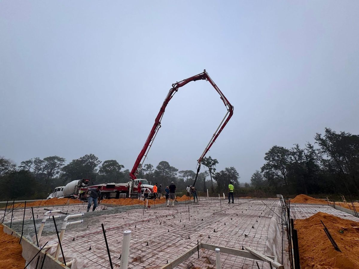 Site Preparation for All Phases Decorative Concrete in Sebring, FL