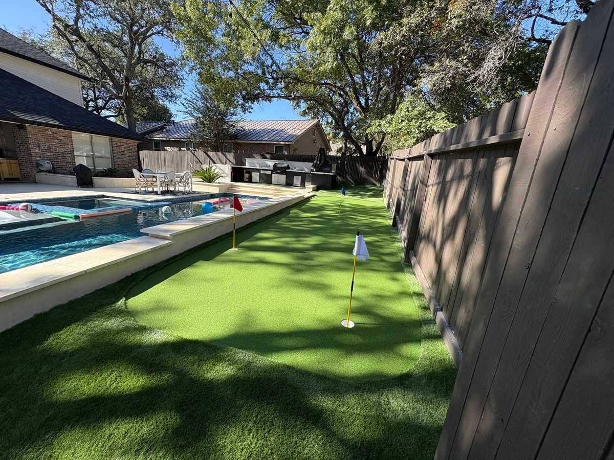Turf Installation for Creative Edge Co. in San Antonio, TX