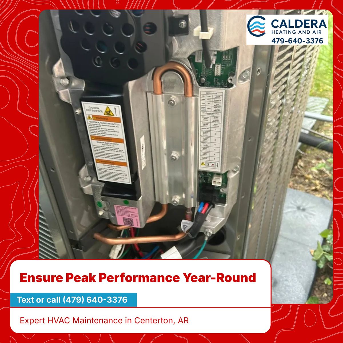 HVAC Maintenance Services for Caldera Heating and Air LLC in Centerton, AR