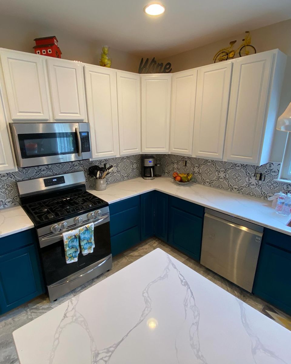 Kitchen and Cabinet Refinishing for MK Painting & Custom Finishes in Schwenksville, PA