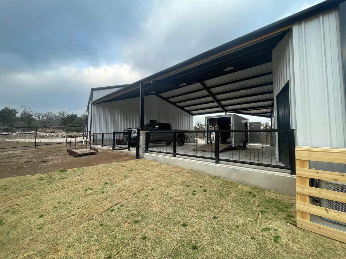 Barndominium Construction for Ryan Bohnert Innovations in Comfort, TX