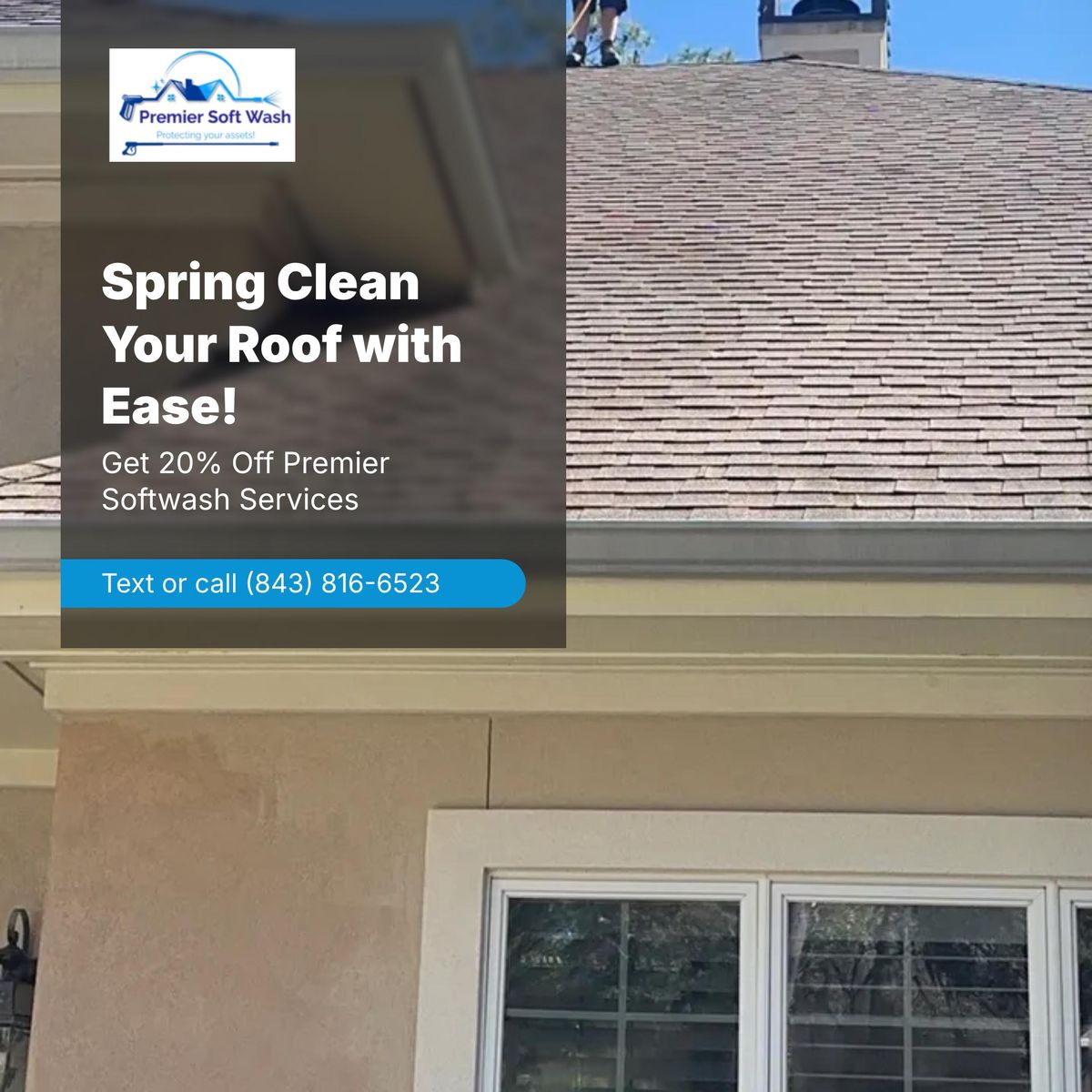 Roof Cleaning for Premier Softwash in Bluffton, SC