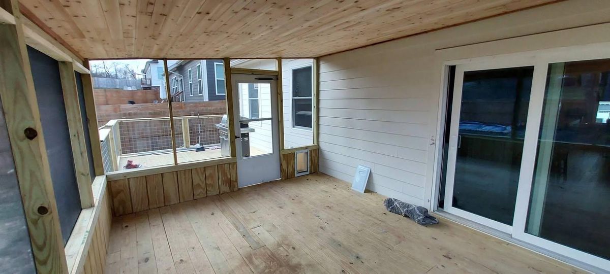 Deck Installation for Son of a Journey Remodeling in Dallas, NC