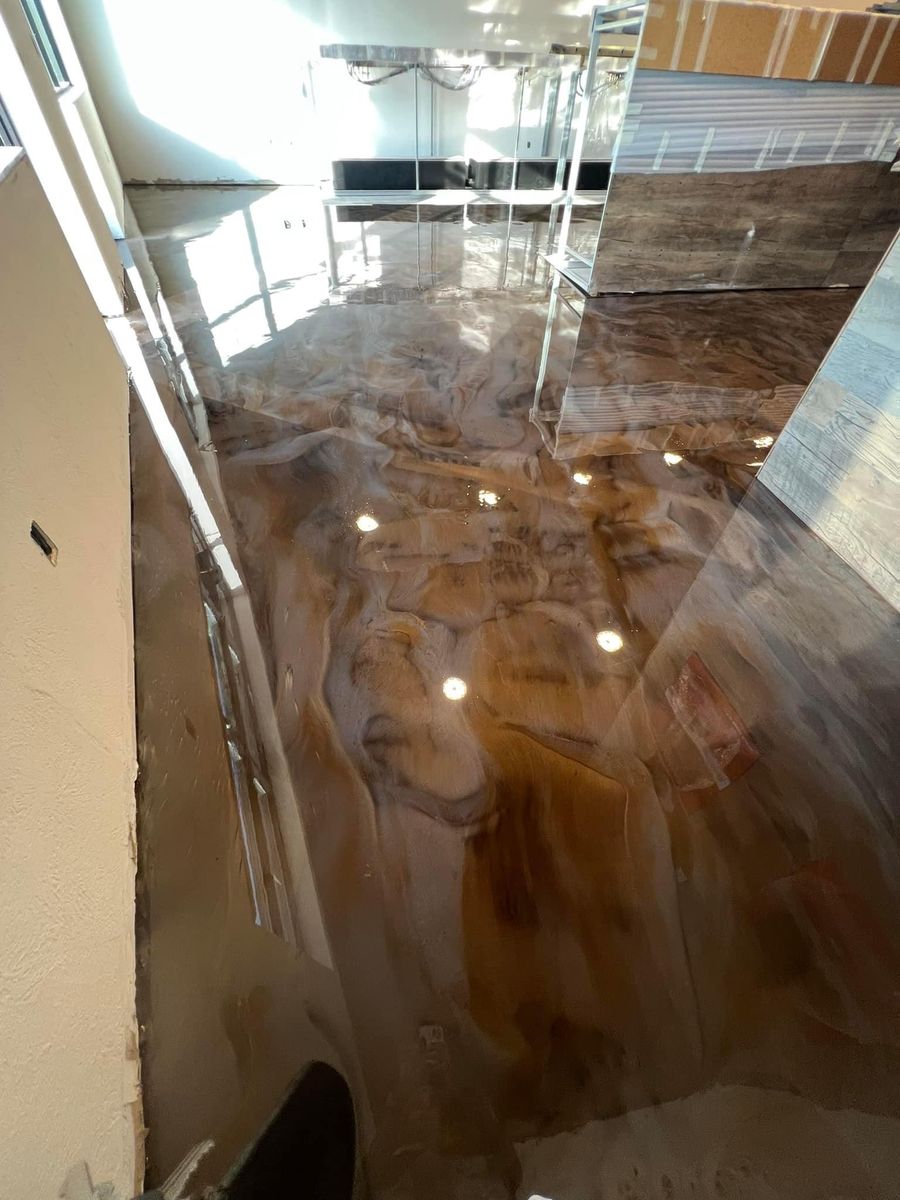 Epoxy Floor Coatings for Texas Curb N Borders in Houston, TX