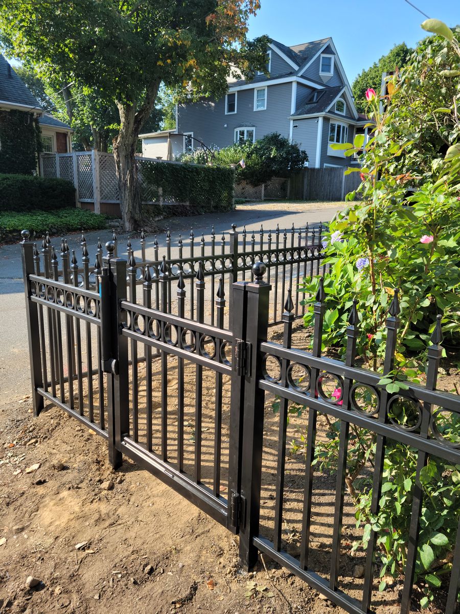 Aluminum Fencing Installation for Azorean Fence in Peabody, MA