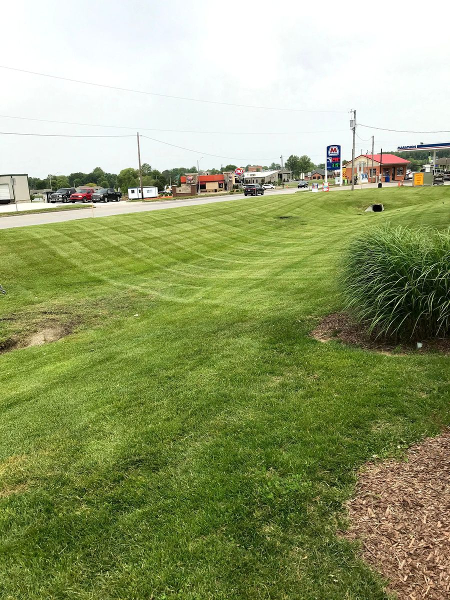 Landscaping Installation for J&S Mowing & More in Huntingburg, IN