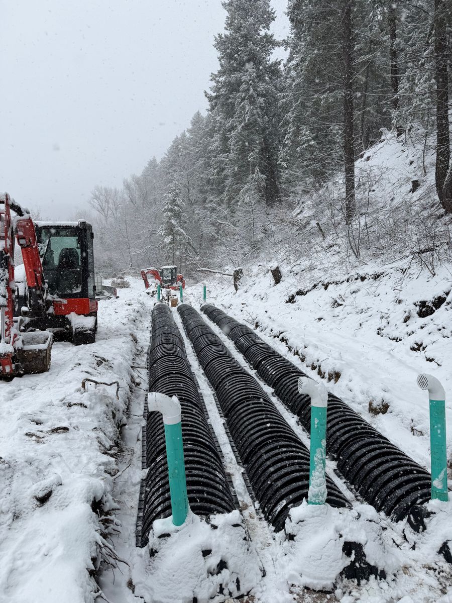 Septic System Install for Markham Septic & Excavation in Pagosa Springs, CO