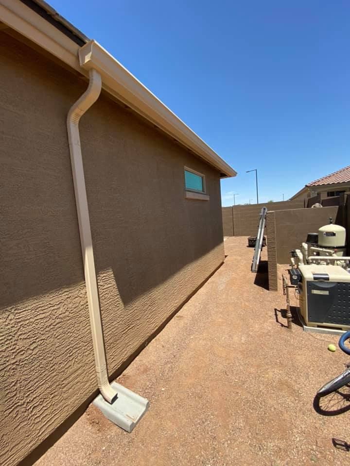 Seamless Gutter Install for Copper State Rain Gutters in Glendale, AZ