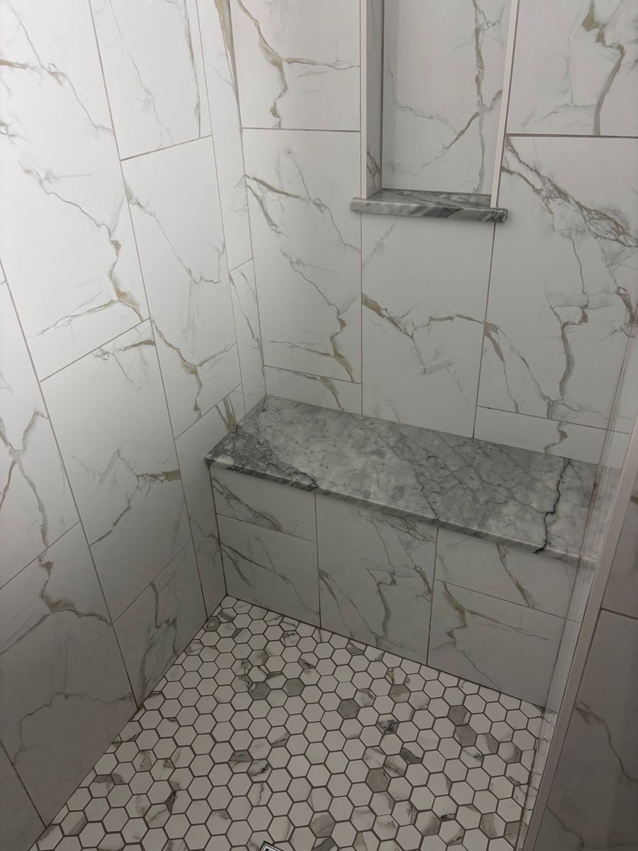 Bathroom Renovation for Linsfort Construction in Villa Park, IL