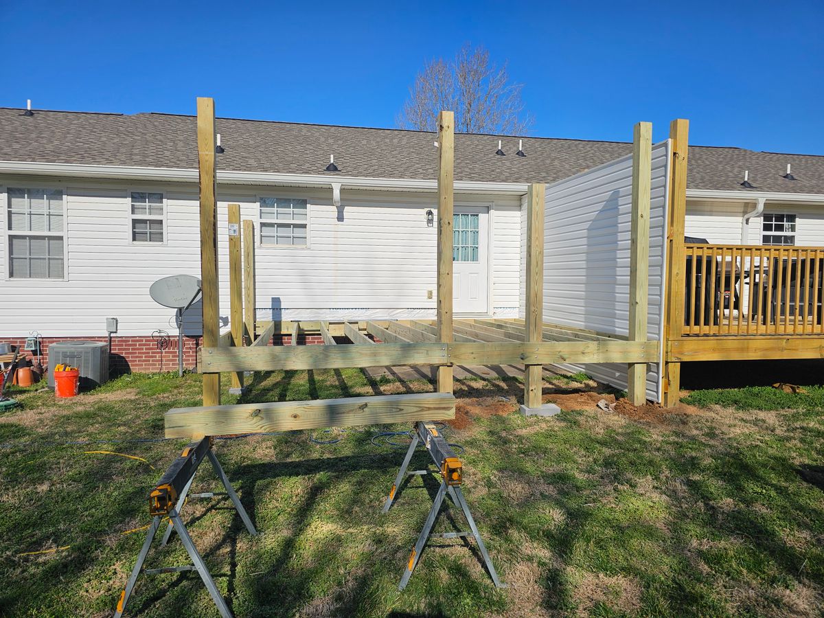 Decking for A&D Home Improvements in Cleveland, TN