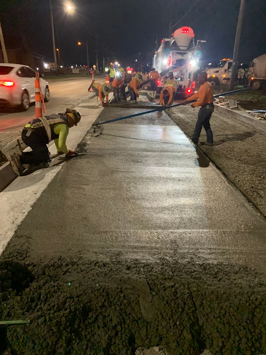 Concrete Driveway Installation for Project X Construction LLC in Tulsa, OK