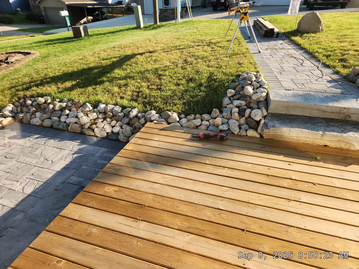 Deck & Patio Installation for Cornerstone Builds in LaGrange, IN