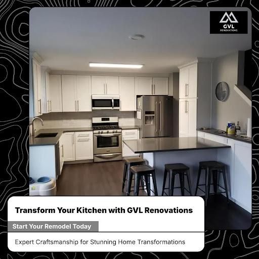 Kitchen Renovation for GVL Renovations in Greenville, SC