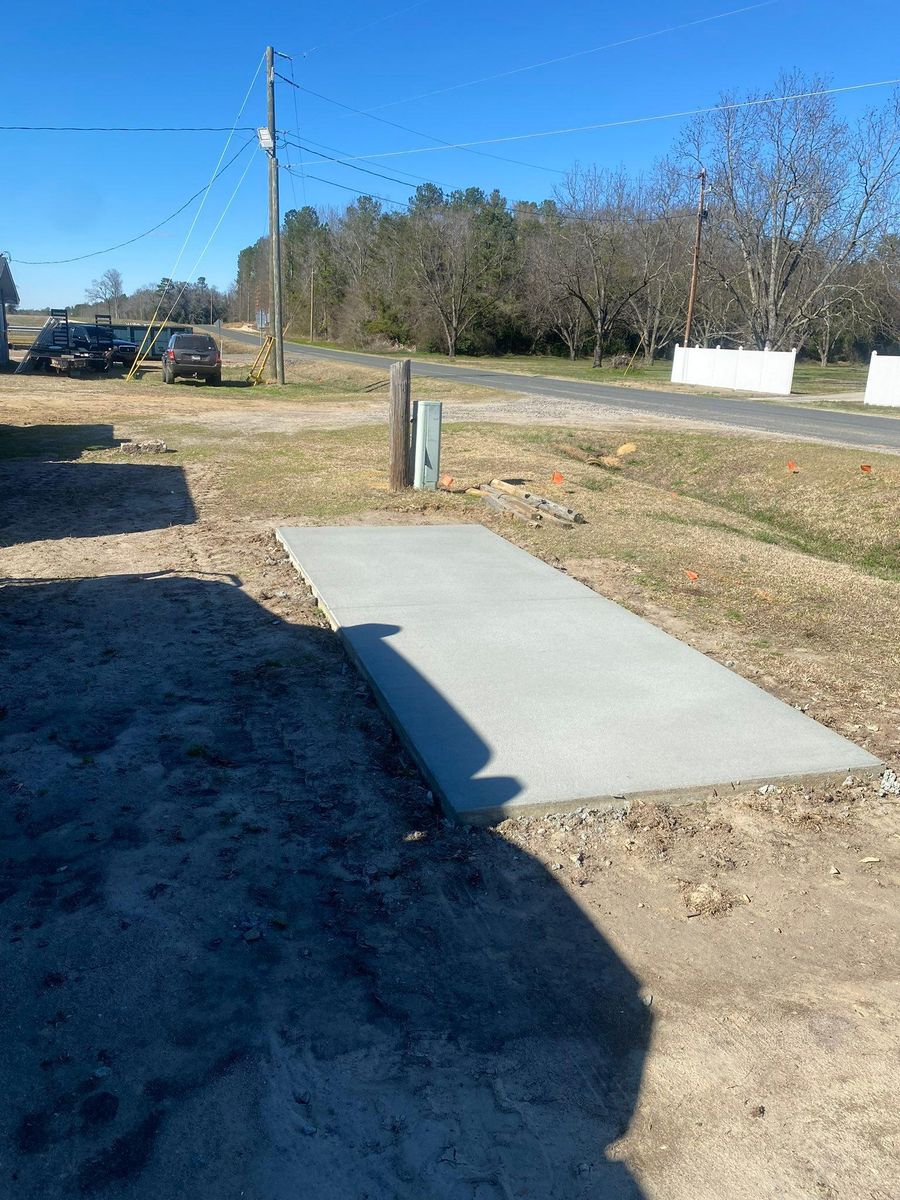 Sidewalk Installation for Big League Concrete and Grading in Batesburg-Leesville, SC