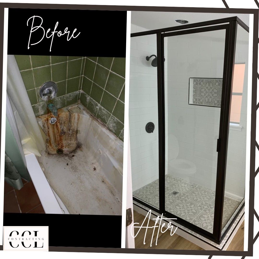 Bathroom Renovation for CCL Contracting in Weslaco, TX