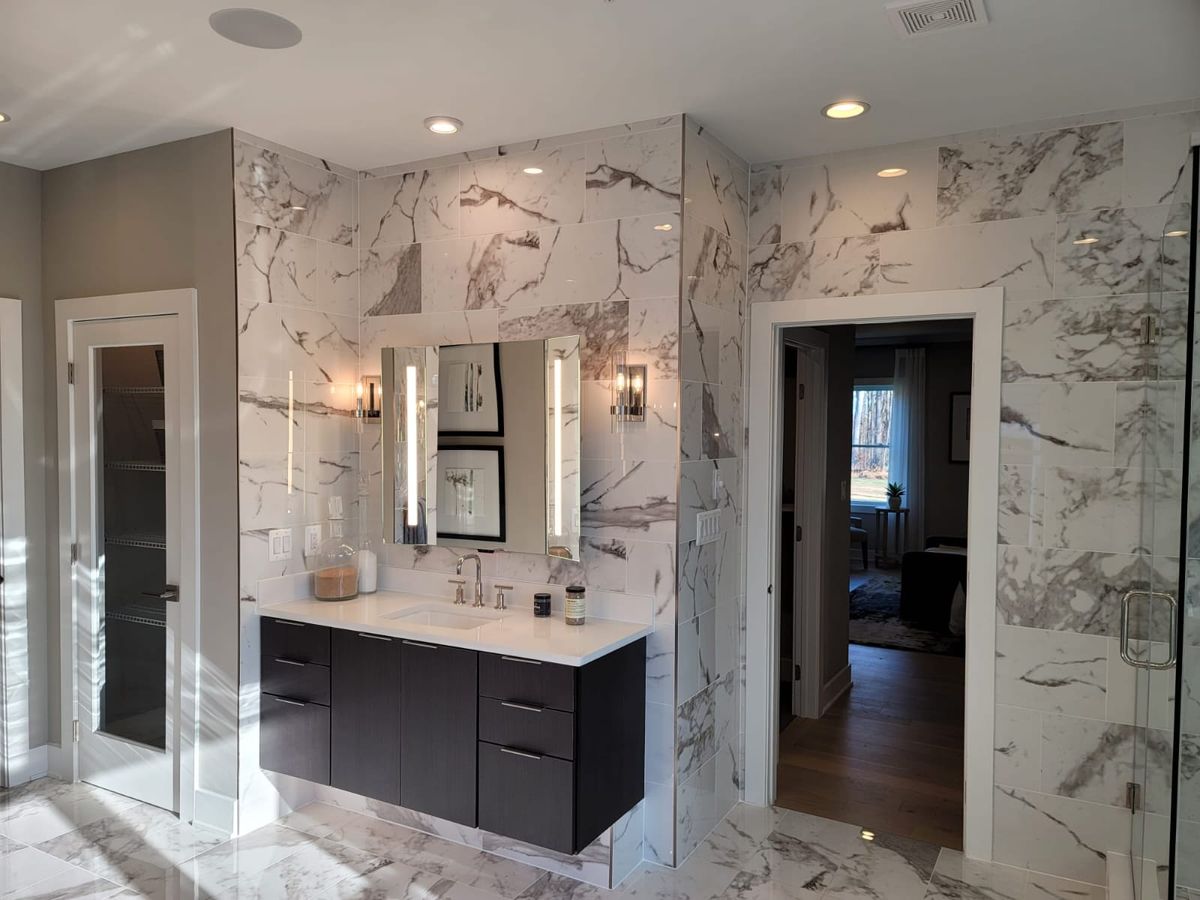 Bathroom Renovation for JC Architectural Dynamics in Baltimore County, MD