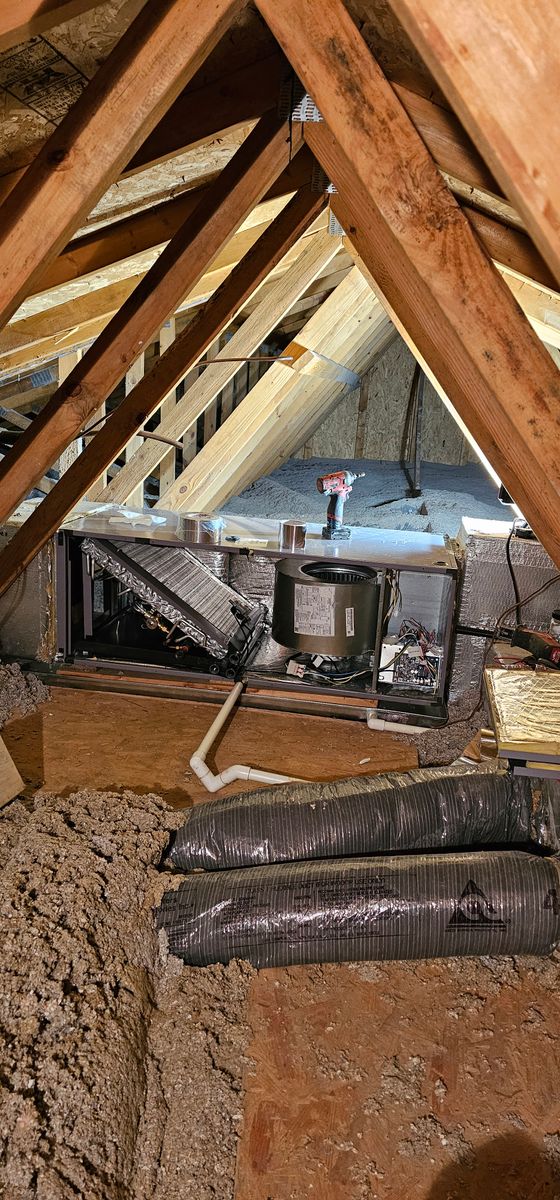Installation of HVAC Systems for Chaney’s Mechanical Services in Sharpsburg, MD