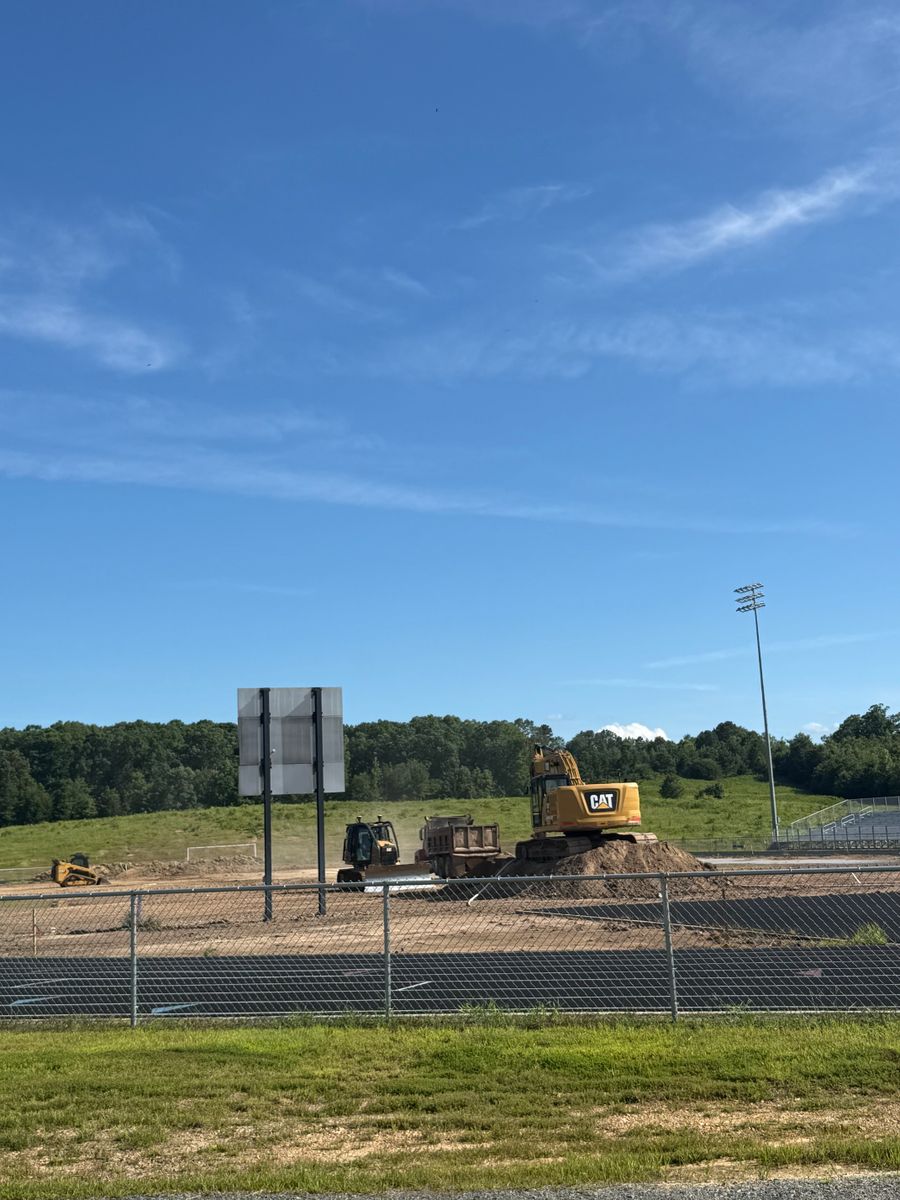 Site Preparation for Double J Excavation in Nashville, AR