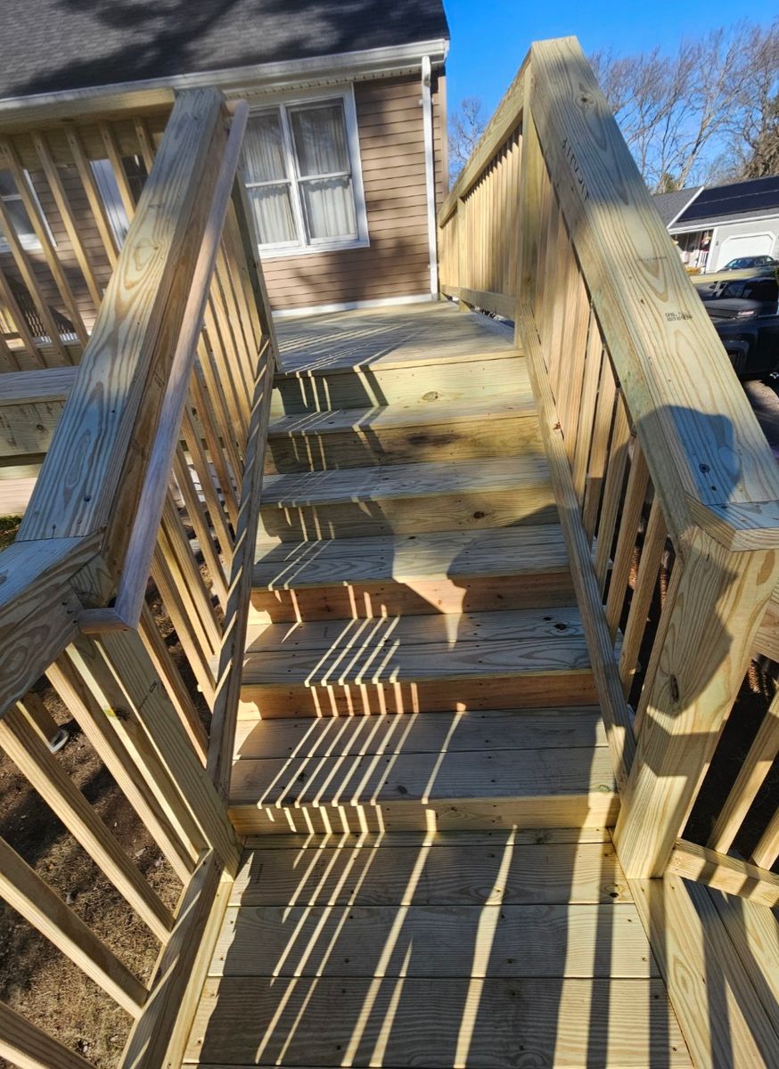 Deck Craftsmanship Services for South Coast Decks LLC in Mansfield, MA