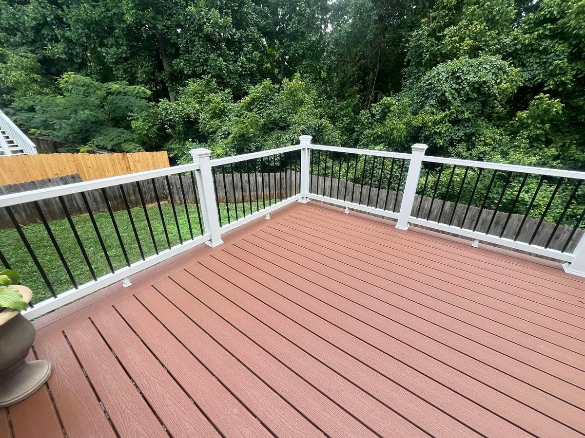 Porch Builds for Hughes Builders LLC in Greensboro, NC