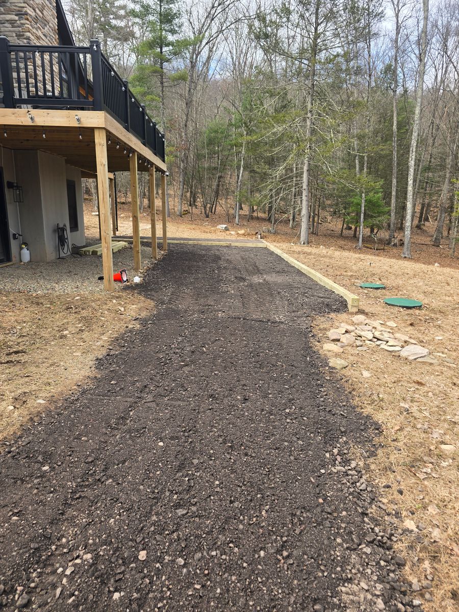 Yard Restoration And Finish Grading for Down Home Landscaping in Stillwater, PA