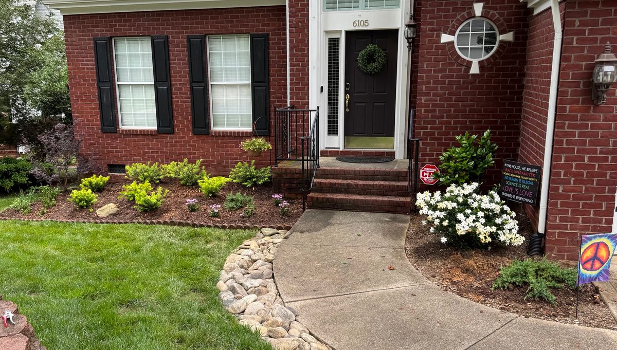 Landscape Installation for Upcycled Landscape and Design in Charlotte, NC