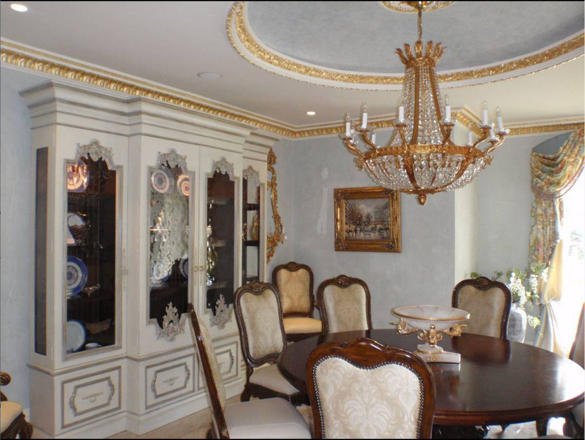 Gold Accents for Unlimited Painting & Faux Finishing in North Palm Beach, FL