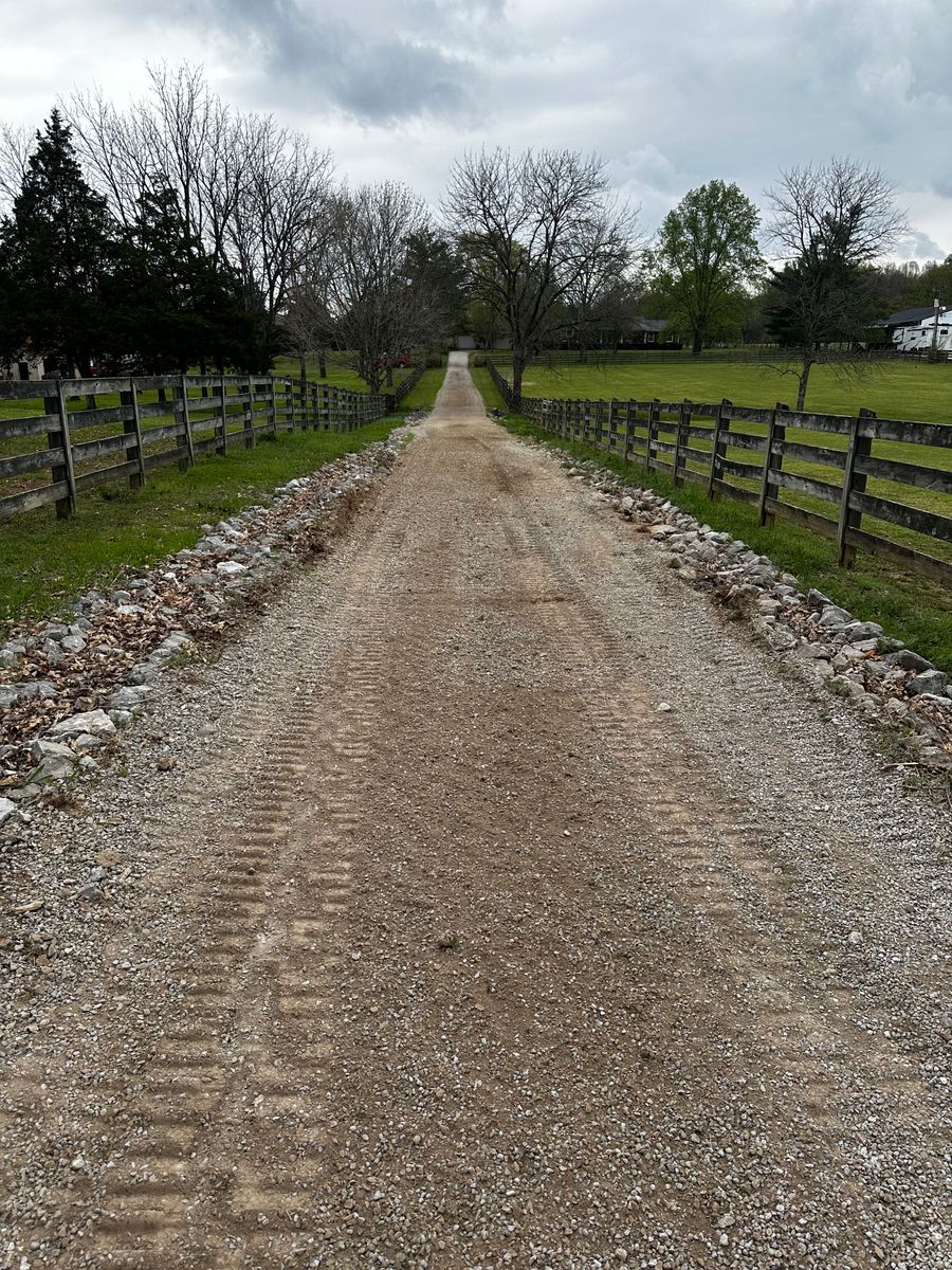 Gravel Driveway Construction for Ground Worx in Lebanon, TN