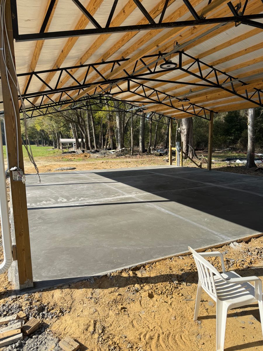 Concrete for Earthworks Septic LLC in Albany, Georgia