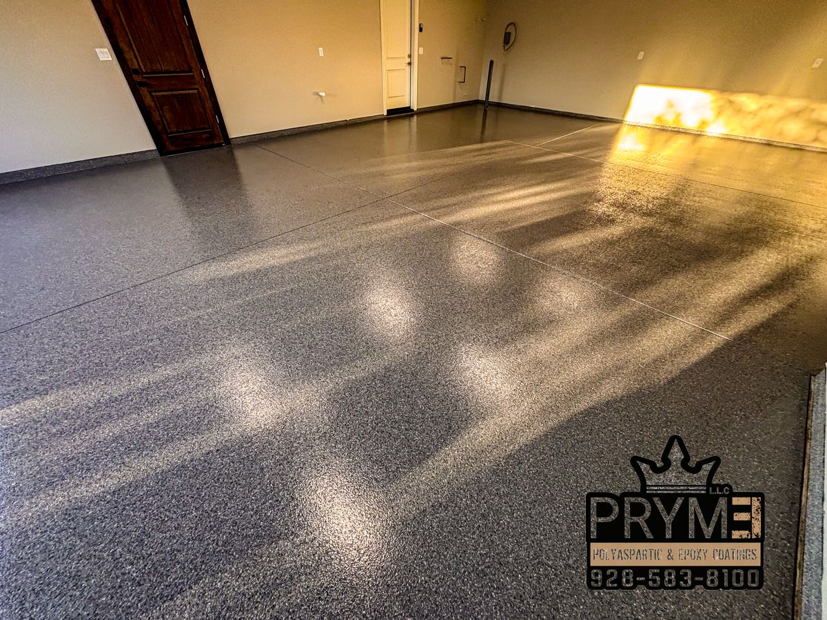 Garage Floor Flake Systems for PRYME EPOXY in Mayer, AZ