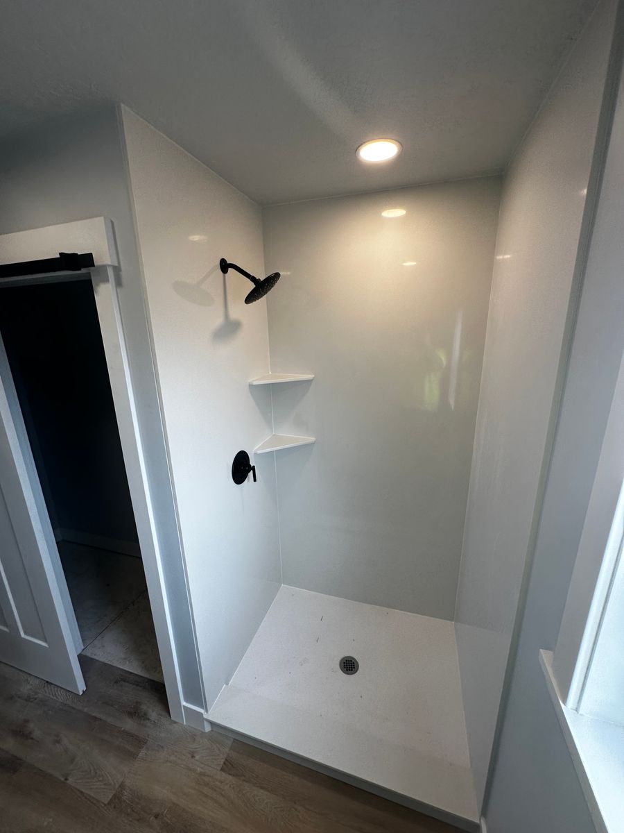 Shower for AKP Construction in Elwood, UT