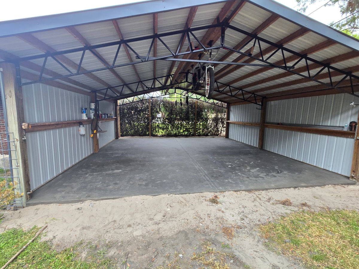 Concrete Slab Construction for Downer Site Services in Sanford, FL