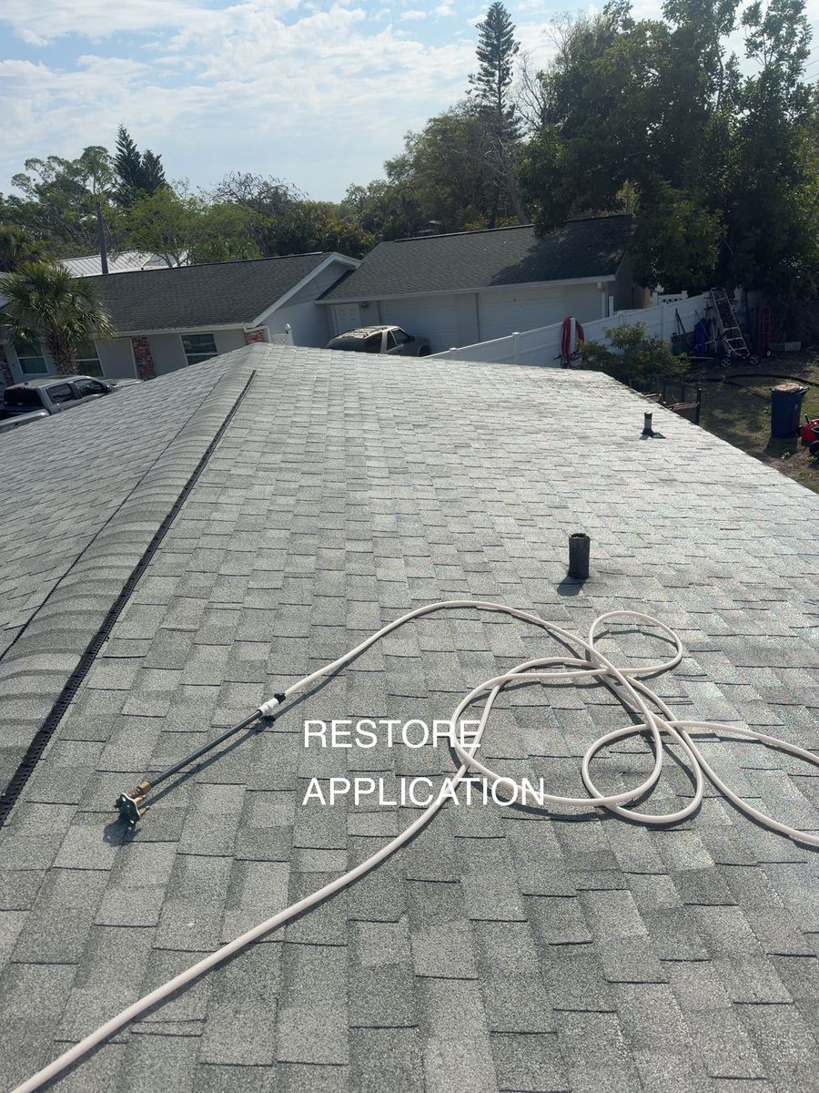 Roof Cleaning and power wash for My Soft Wash Guys in Venice, FL