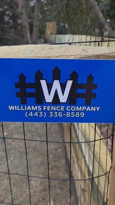 Fence Installation for Williams Fence Company in Annapolis, MD