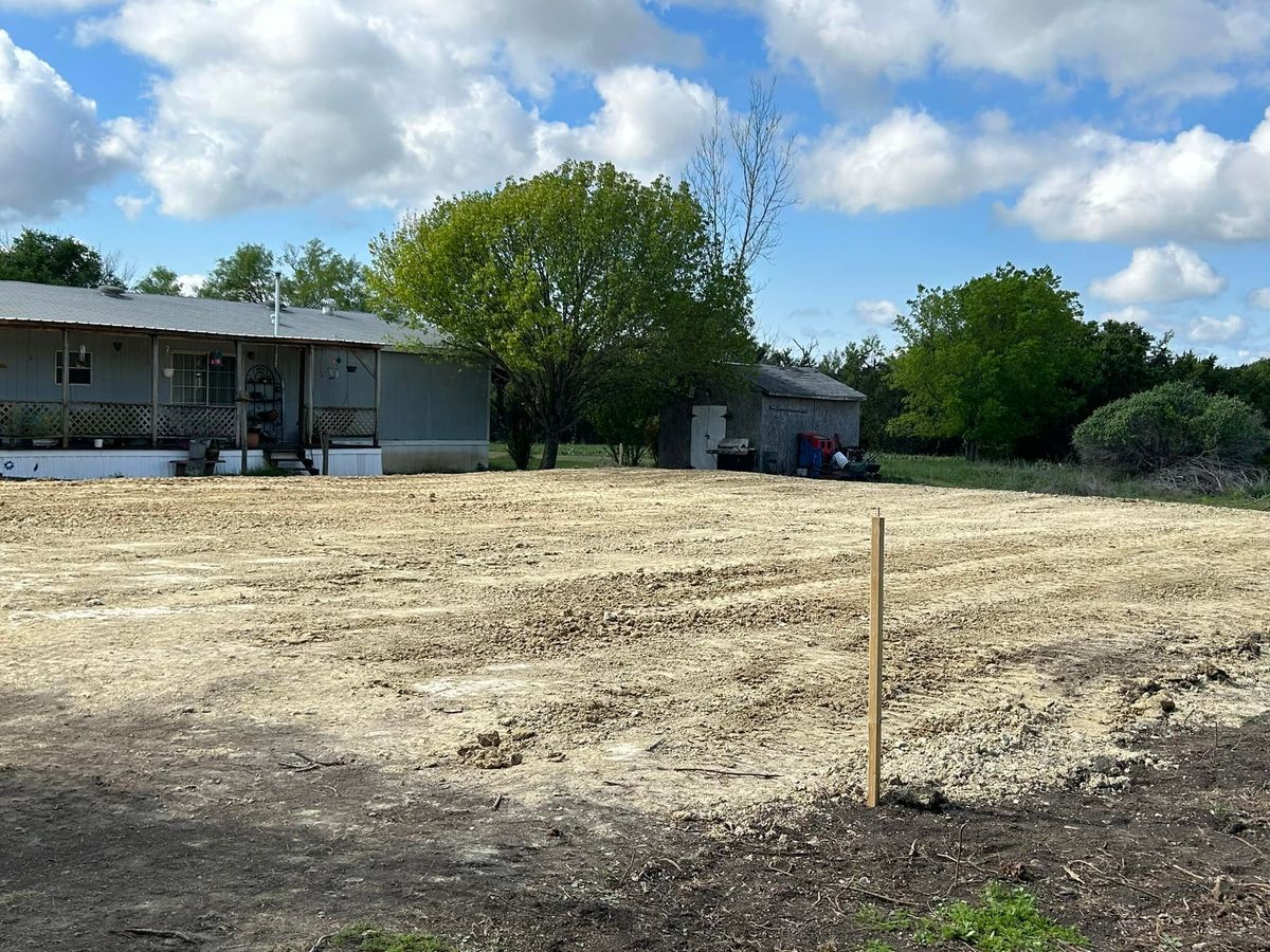 Dirt work and excavation- culverts, house pads, roads, etc. for CrossCut in Kempner, TX