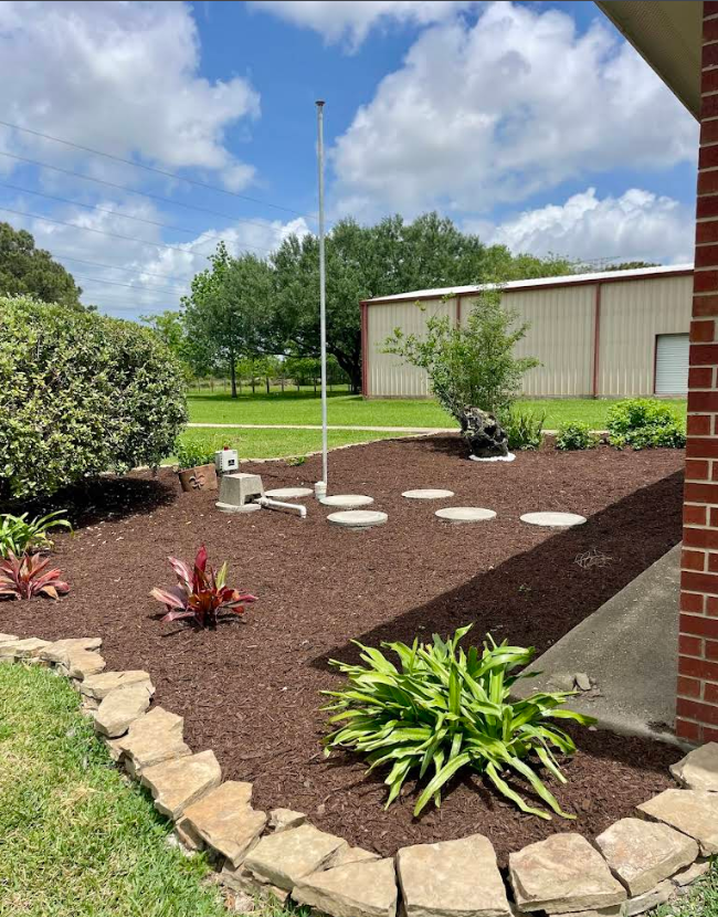 Mulch Installation for Full Armor Landscapes in League City, TX